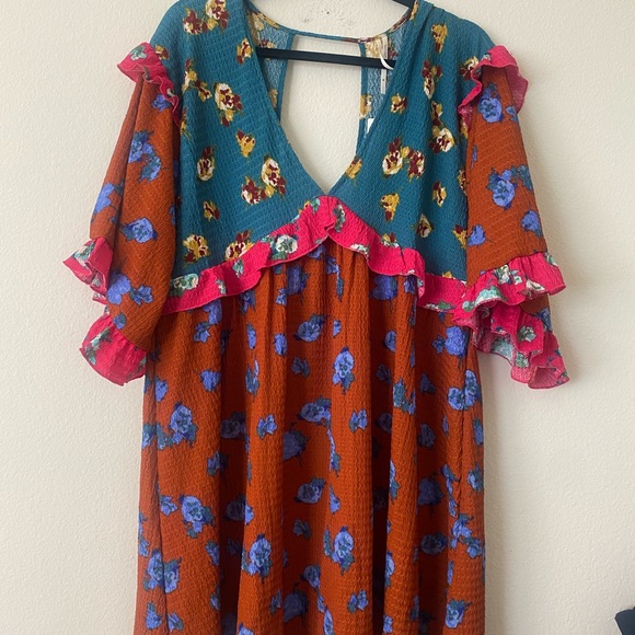 NWT Anthropologie Floral Multicolored Dress - Picture 3 of 9